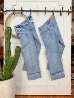 The Kasyn High Rise Slim Wide Leg Jean