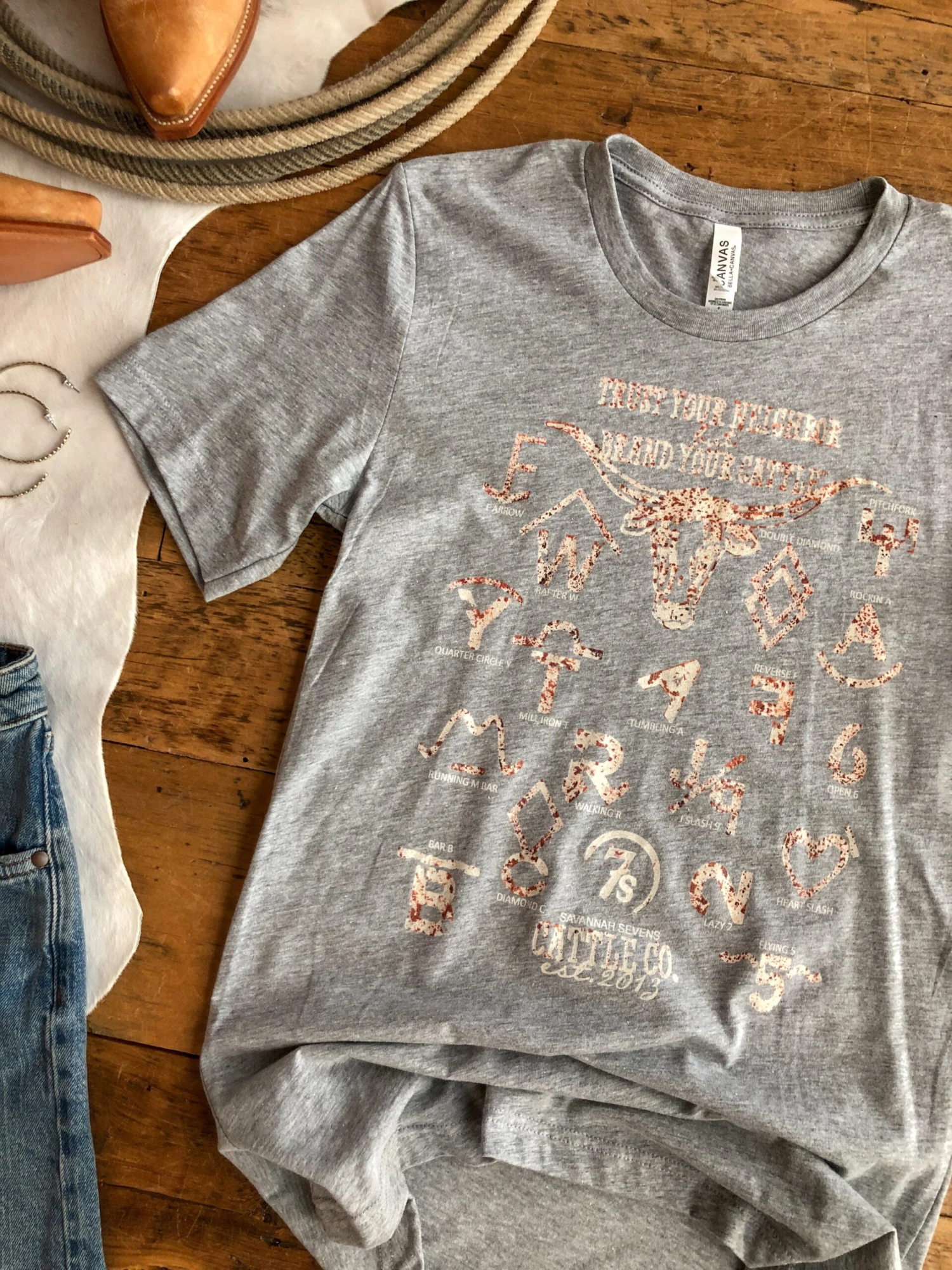 The 7s Cattle Co. Grey {S-XXL} The 7s Cattle Co. Grey {S-XXL} -SAVANAH Clothing sale IMG 04813 scaled