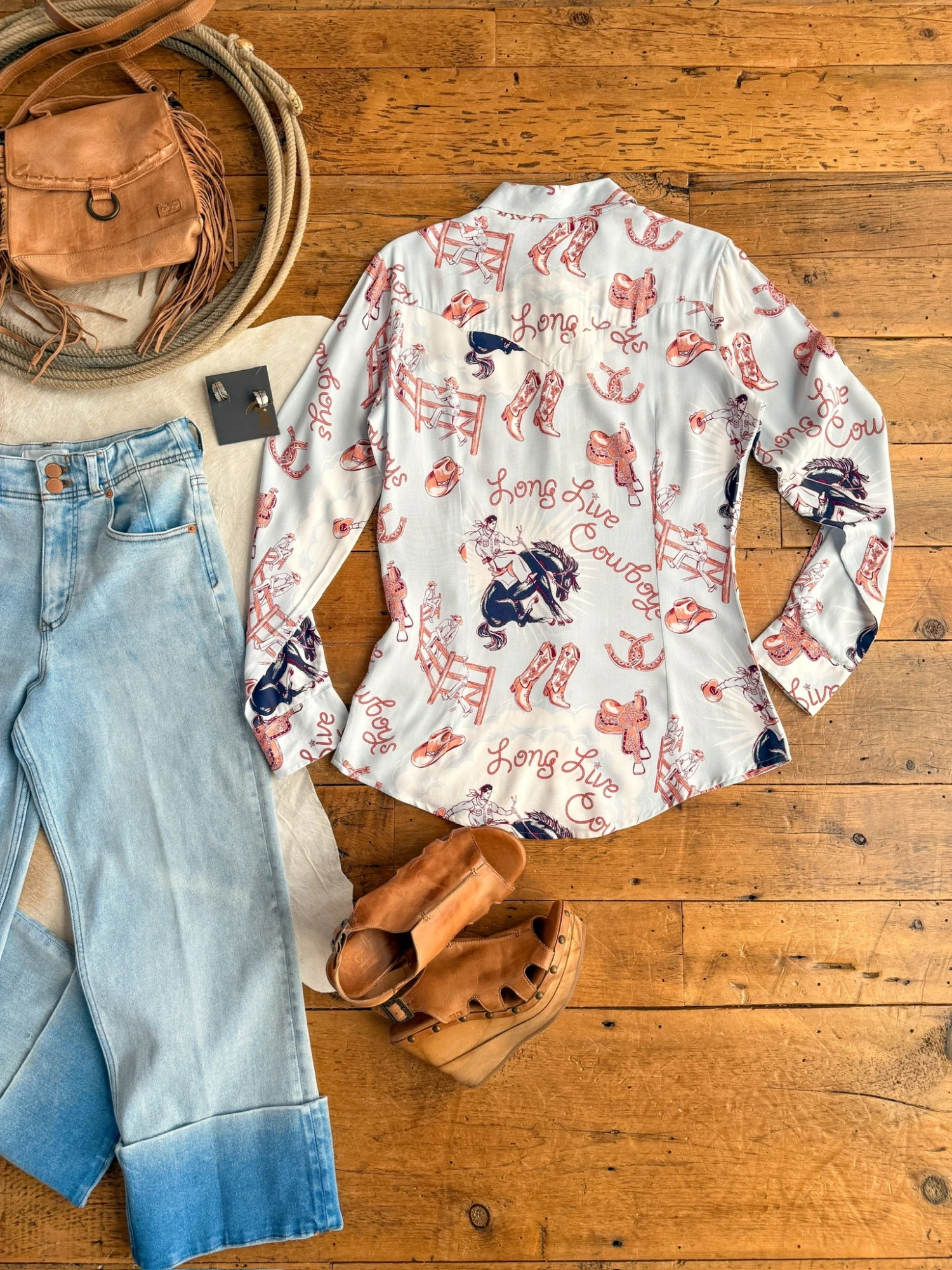 The Long Live Cowboys {S-XXL} Wrangler The Long Live Cowboys {S-XXL} -SAVANAH Clothing sale IMG 1670