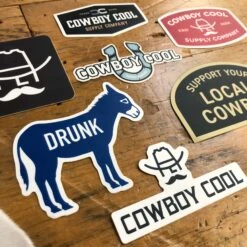 Cowboy Cool Stickers 2 Cowboy Cool Stickers -SAVANAH Clothing sale IMG 20603