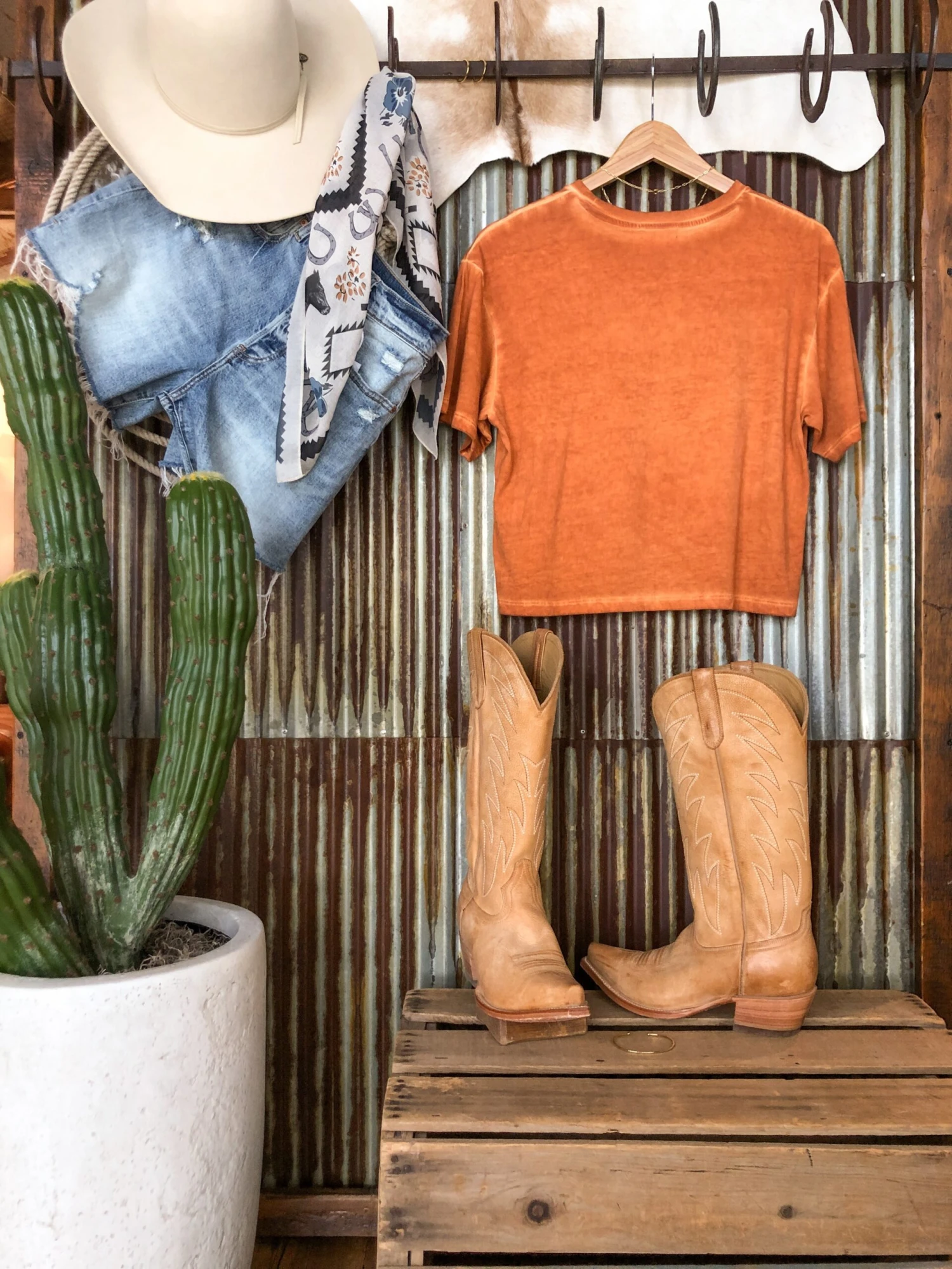 The Makin' Cowboys Cry {Burnt Orange} The Makin' Cowboys Cry {Burnt Orange} -SAVANAH Clothing sale IMG 26433 scaled