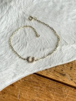 Diamond Horseshoe Bracelet -SAVANAH Clothing sale IMG 3186 2