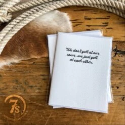 Yell At Each Other Card