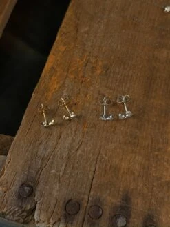 Diamond Horseshoe Earrings -SAVANAH Clothing sale IMG 8386