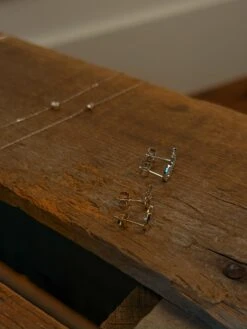 Diamond Horseshoe Earrings -SAVANAH Clothing sale IMG 8388