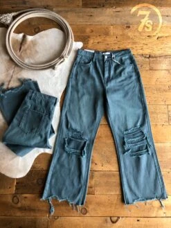 The Taos High Rise 90's Vintage Crop Jean (Final Sale)