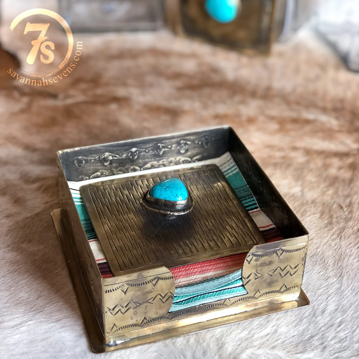 La Puebla Cocktail Napkin Holder La Puebla Cocktail Napkin Holder -SAVANAH Clothing sale IMG 99332 scaled