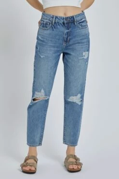 The Jayce High Rise Straight Crop Jean (Final Sale) 5 The Jayce High Rise Straight Crop Jean (Final Sale) -SAVANAH Clothing sale Jayce