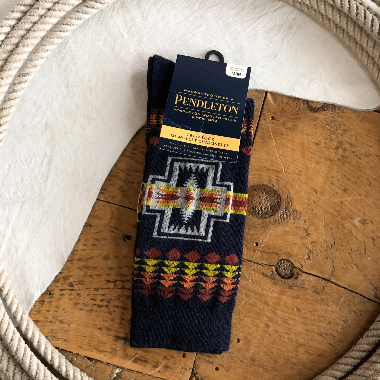 Harding Navy Pendleton Crew Sock Harding Navy Pendleton Crew Sock -SAVANAH Clothing sale PhotoFeb082024 24115PM scaled