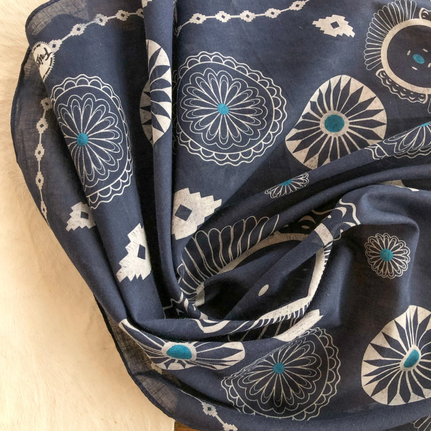 Cicero Neck Scarf {Navy} Cicero Neck Scarf {Navy} -SAVANAH Clothing sale PhotoJan302025 35545PM