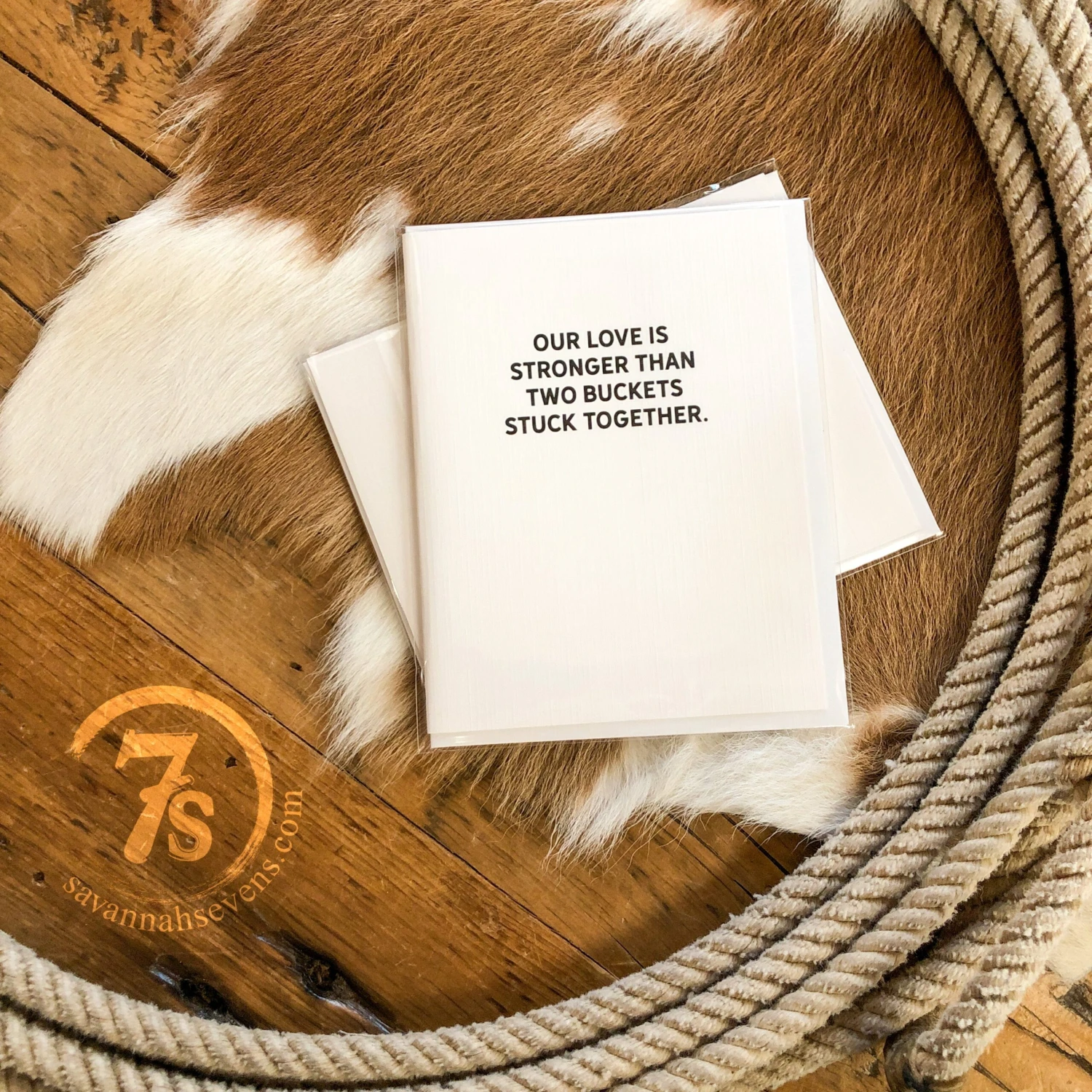 Stronger Than Two Buckets Card Stronger Than Two Buckets Card -SAVANAH Clothing sale image 5975a5eb 02b3 4af8 99a4 704ce5a88778 scaled