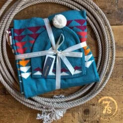 Harding Teal {blanket & Beanie}